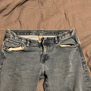 Banana republic the traveler jeans.  32x30
